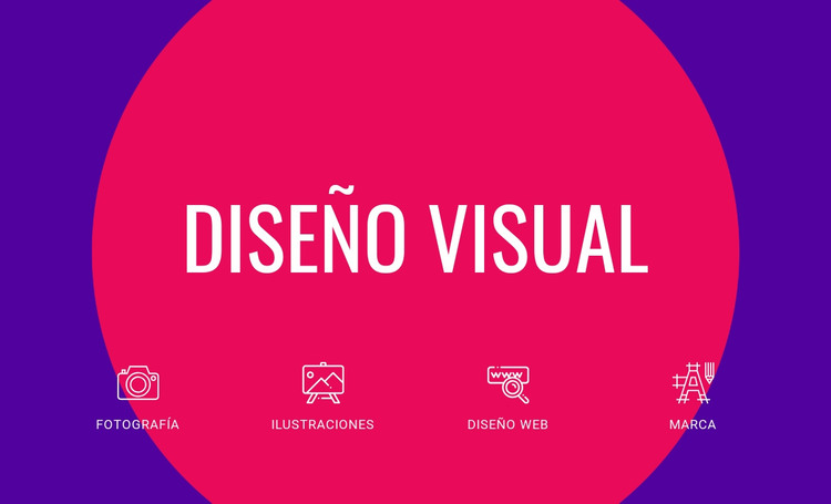 Diseño visual Plantilla HTML