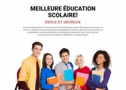 Conception Du Site Pour Meilleure Éducation Scolaire