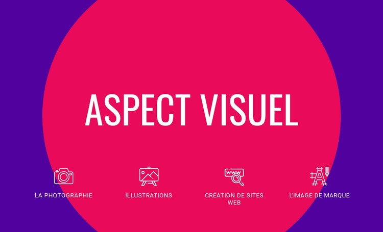 Aspect visuel Conception de site Web