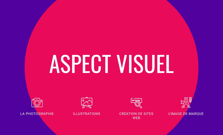 Aspect visuel Thème WordPress
