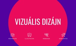 Vizuális Dizájn – Céloldal