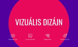 Prémium Webhelytervezés Vizuális Dizájn Számára