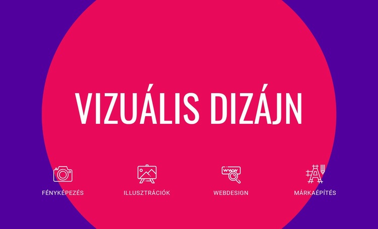 Vizuális dizájn WordPress Téma