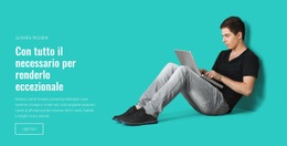 IT Apprendimento Online - Mockup Di Sito Web Gratuito