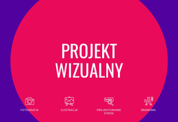 Układ Strony Internetowej Dla Projekt Wizualny