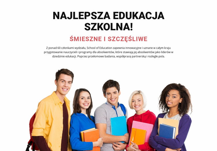 Najlepsza edukacja szkolna Szablon Joomla