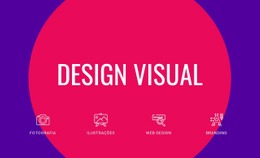 Design De Site Premium Para Design Visual