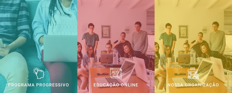 As vantagens da nossa escola Design do site