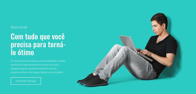 Aprendizagem online de TI Design do site