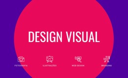 Design Visual - Modelo HTML De Uma Página