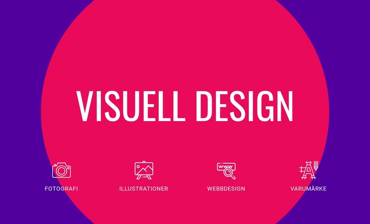 Visuell design CSS -mall