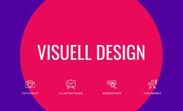 Premiumwebbplatsdesign För Visuell Design