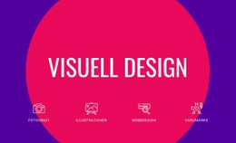 Visuell Design - Målsida