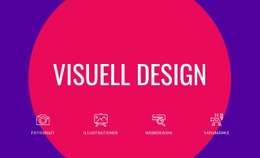 Visuell Design - Professionellt WordPress-Tema