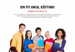 En Iyi Okul Eğitimi - Website Creation HTML