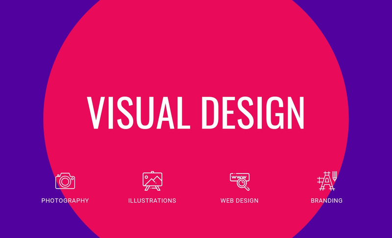 Visual design  Web Page Designer