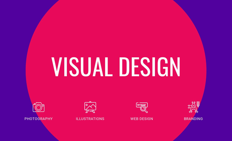 Visual design  Website Design