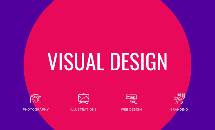 Visual design  WordPress Theme