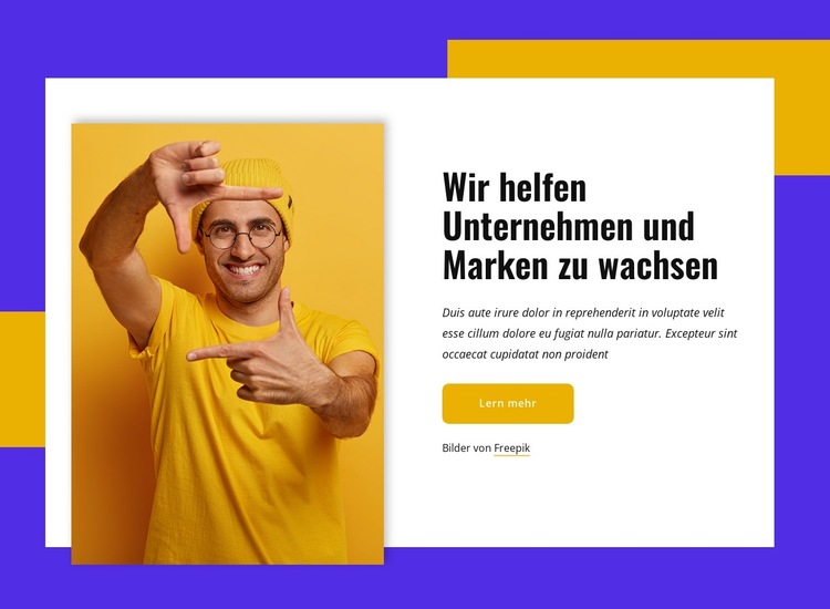 Wir wissen, wie man revolutionäre Erlebnisse schafft Website-Vorlage