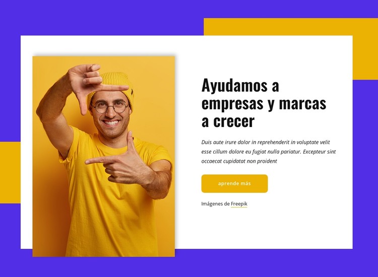 Sabemos cómo crear experiencias revolucionarias Plantilla CSS