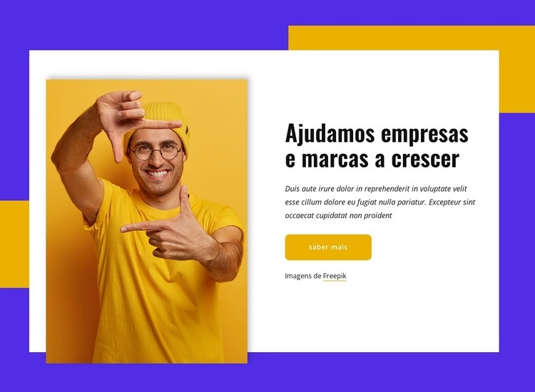 Sabemos como criar experiências revolucionárias Landing Page