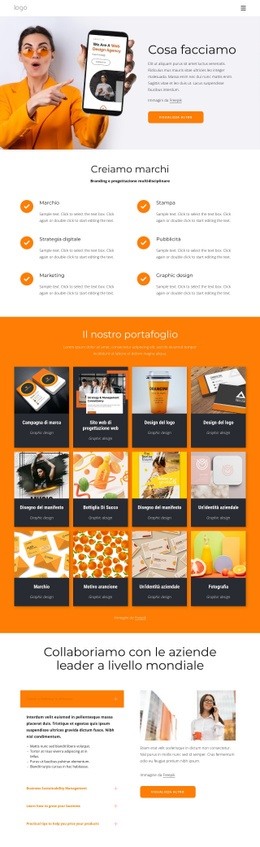 Modello HTML5 Premium Per Abbiamo Progettato Centinaia Di Siti Web