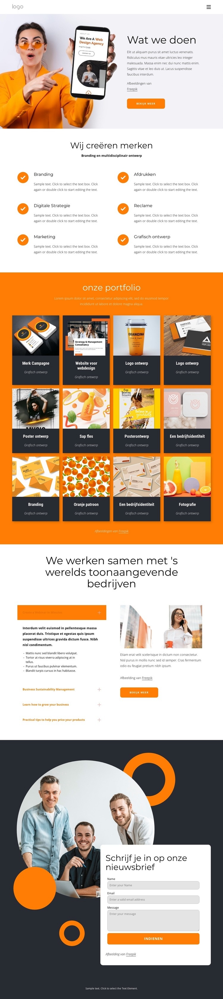 We hebben honderden websites ontworpen Html Website Builder