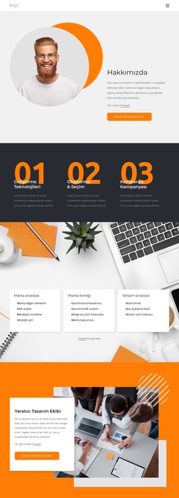 Sizin Için Her Şeyi Yapıyoruz - HTML Kod Şablonu
