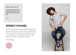 Módní Trendy Pro Muže - Vestavěná Funkce Cms