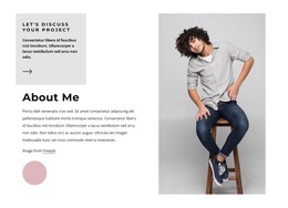 Fashion Trends For Men - Website Builder Template