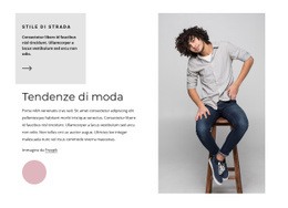 Fantastico Costruttore Di Siti Web Per Tendenze Moda Uomo