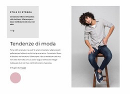 Tendenze Moda Uomo - Pagina Di Destinazione Professionale