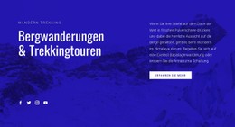 Bergwanderungen CSS-Vorlage Kostenlos Herunterladen