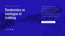 Randonnées Dans Les Montagnes - Free HTML Website Builder