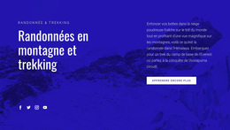 Superbe Thème WordPress Pour Randonnées Dans Les Montagnes