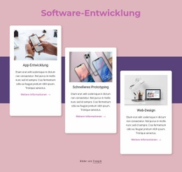 Benutzfertiges Website-Design Für Cloud-Native Softwareentwicklung