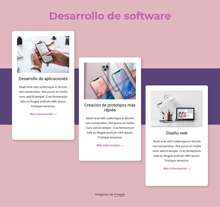 Desarrollo de software nativo de la nube Plantilla CSS