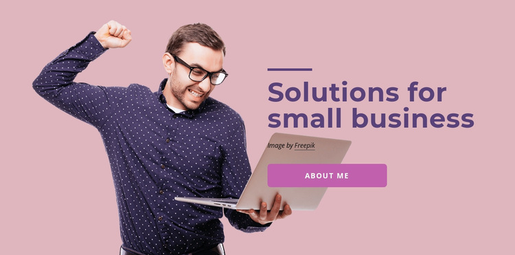 Software solutions for small business HTML5 Template