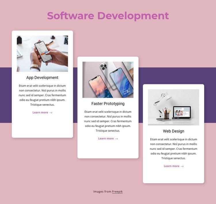 Cloud-native software development Squarespace Template Alternative