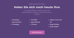 Liste Mit Überschrift - Schöne HTML5-Vorlage