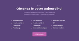 Liste Avec Titre Modèle HTML CSS Simple