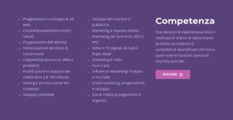 Testo, Elenco E Pulsante - Modelli Di Siti Web Reattivi