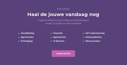 Lijst Met Kop - Websitesjabloon Voor Één Pagina