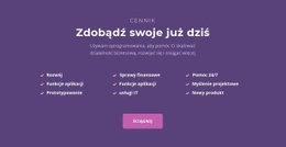 Lista Z Nagłówkiem - Jednostronicowy Szablon Witryny Internetowej