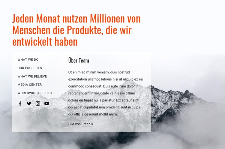 Wie man tolle Produkte baut Landing Page