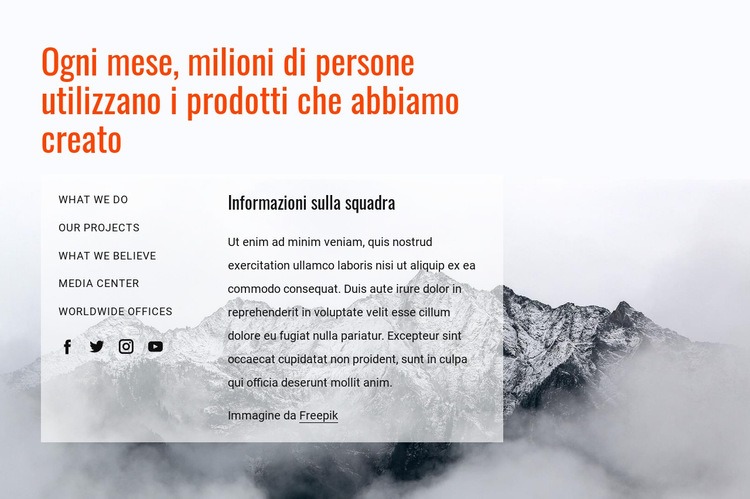 Come costruire grandi prodotti Progettazione di siti web