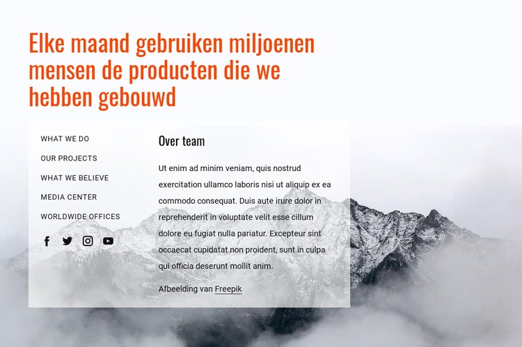 Hoe geweldige producten te bouwen CSS-sjabloon