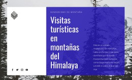 Visitas Turísticas En Montañas Del Himalaya - Crea Hermosas Plantillas