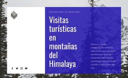 HTML Gratuito Para Visitas Turísticas En Montañas Del Himalaya
