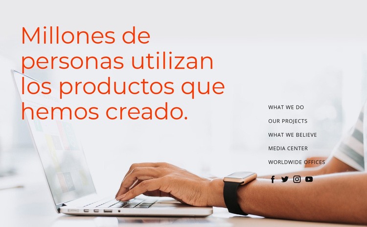 Desarrollo de software Plantilla HTML